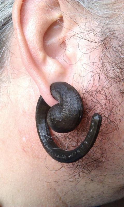 Koru Spiral Earring
