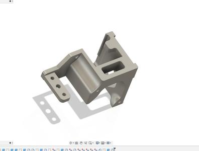 Creality CR-10 / Ender 3 Stock Fan mount replacement + BLTouch