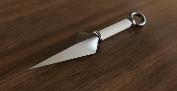 Naruto Kunai 3D print model replica