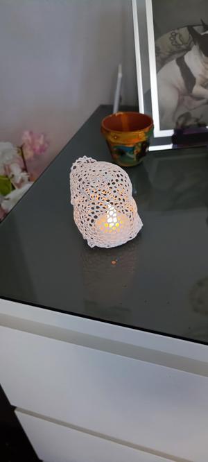 Owl voronoi with LED candle location