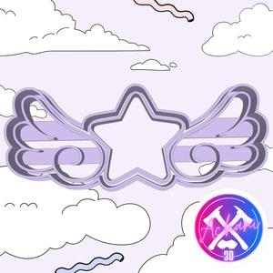 Winged Star Cookie Cutter