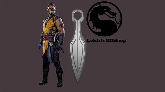 Mortal Kombat 1 Scorpion kunai spear (STL file for 3D Printing)