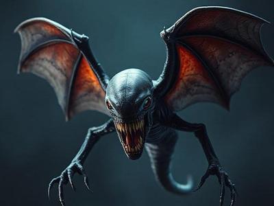 Xenomorph vampire bat