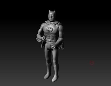 Batman Vintage Action Figure Mego Poket Super Heroes 3d printing