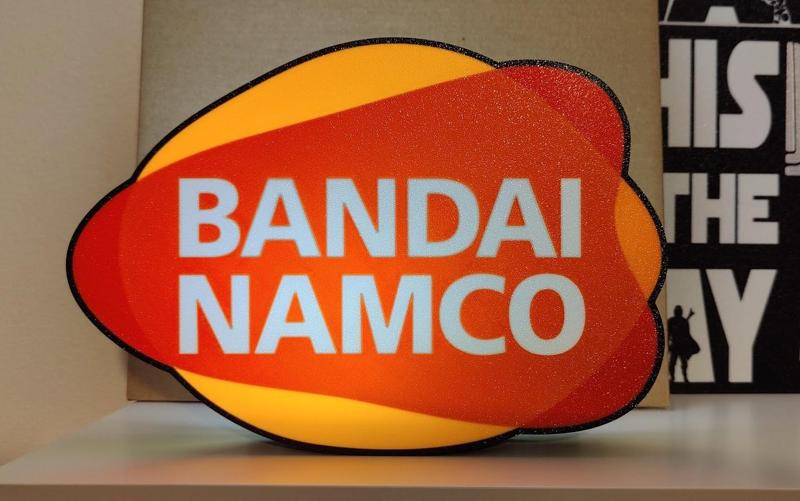 Bandai Namco Logo Lightbox with Gradient Effect