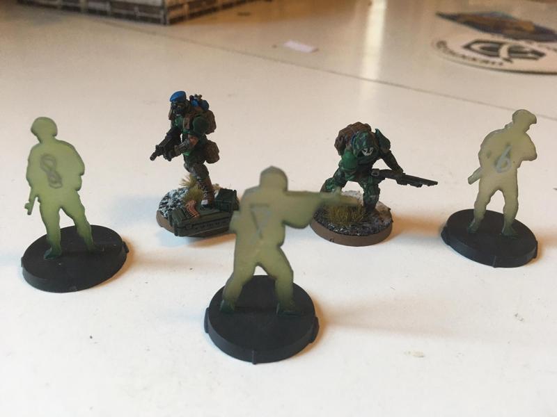 Infinity the game camouflage markers