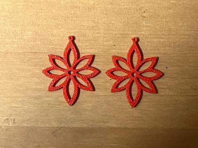 flower earrings