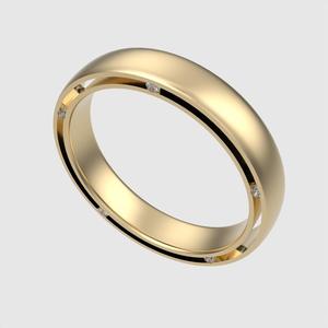 Sleek Modern Inset Ring 3D print