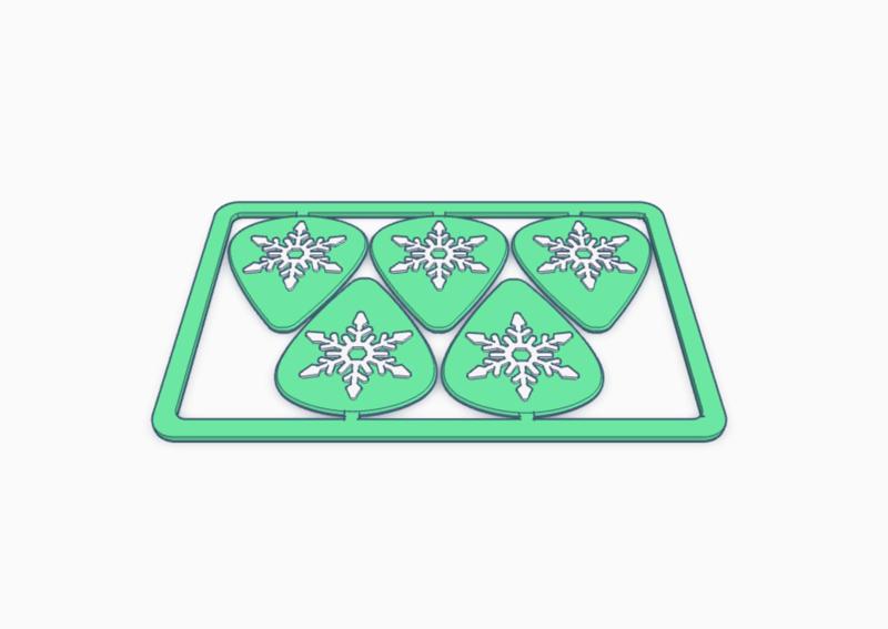Snowflake PickCard