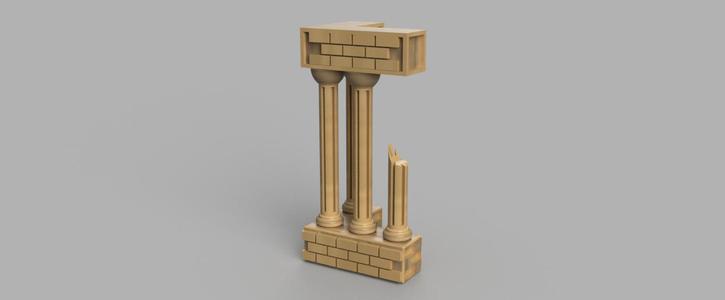 Pillar Aquarium Ornament