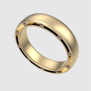 Sleek Eternity Band Ring Design 3D print