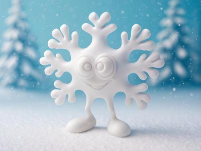 Snowflake Friend with Winter Magic