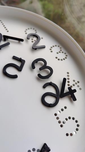 Ikea TROMMA clock numbers