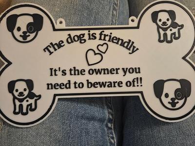 Funny Gate Sign