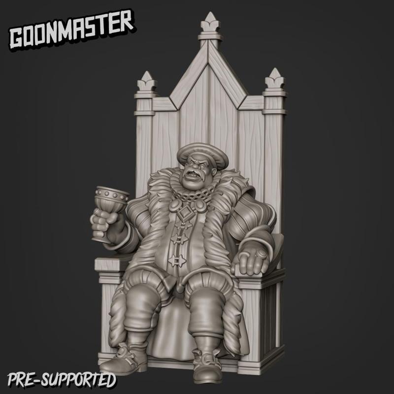 Drunk Human Baron Seated