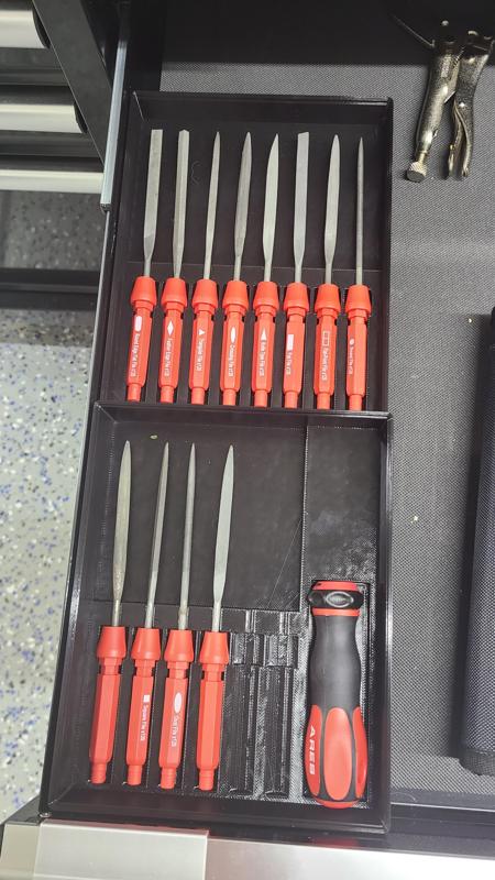 Ares Tool Interchangeable Metal File Storage - Gridfinity