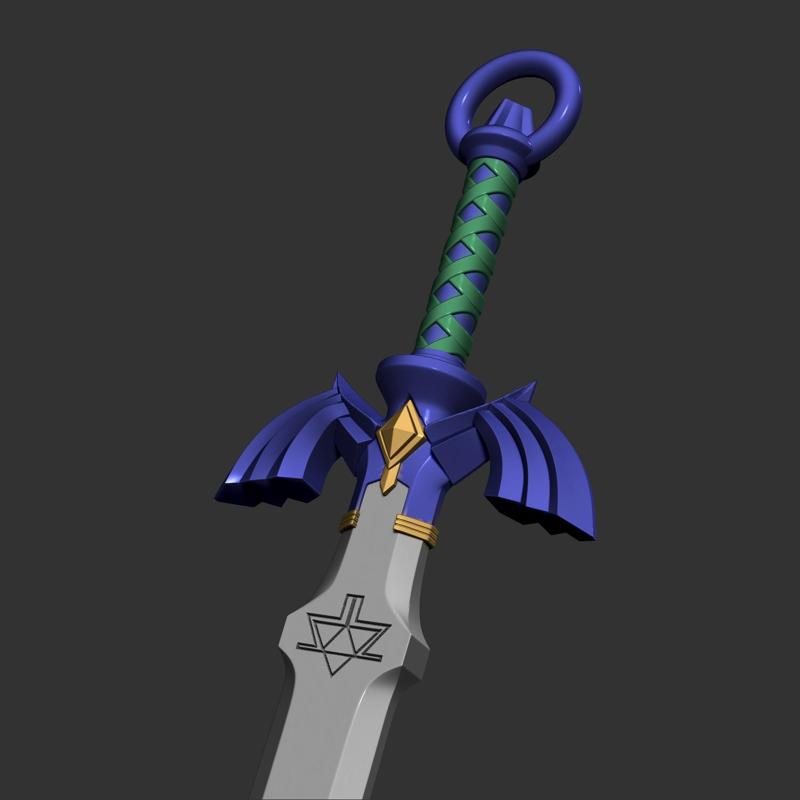 Master Sword Keychain - The Legend of Zelda
