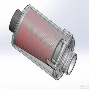 Cone air filter holder Saab 93 NG