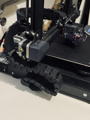Ender 3 S1 cable chain z axis / x axis