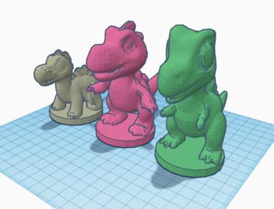 Funny dinosaur brothers (updated, added stands)