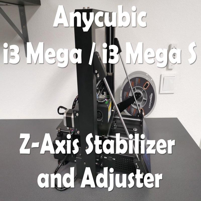 Anycubic i3 Mega z-axis stabilizer and adjuster