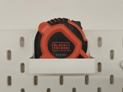 Skadis tape measure holder