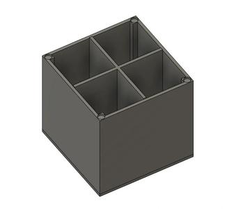 Box with magnets and a secret compartment