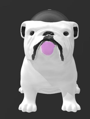 Suporte Alexa Echo Dot 4a e 5a Geração Bulldog Versão 2