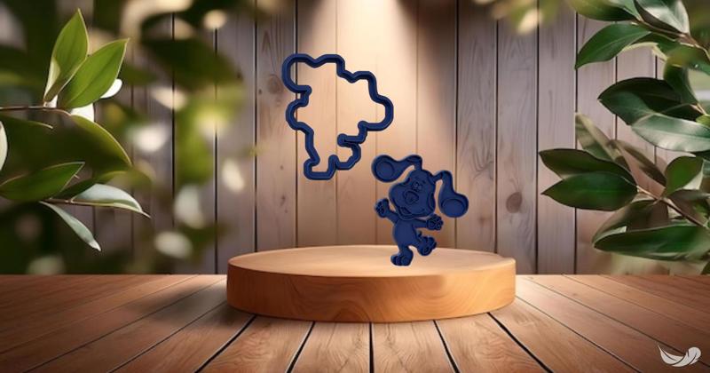 cutting marker, the tracks of blue