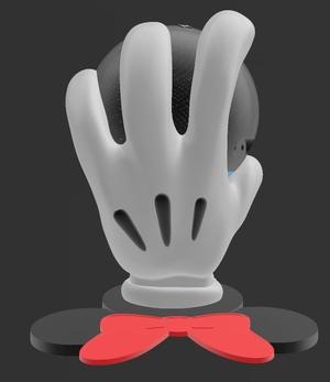 Suporte Alexa Echo Dot 4a e 5a Geração Mickey Hand Versão 2