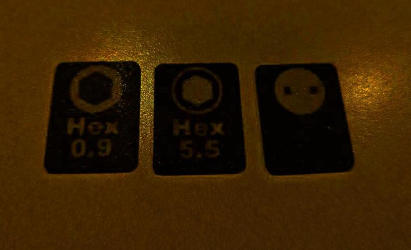 One-Part labels for two color printing