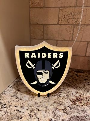 Raiders Logo Light Box