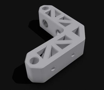 Corner Bracket 50x50mm - M3