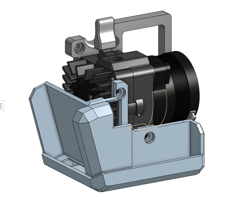 Smart Orbiter v3.0 to Biqu B1 mounting plate and fun duct
