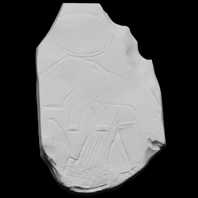 Limestone ostracon