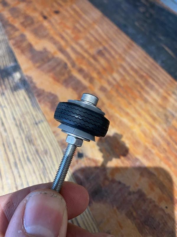 Scale Model Tire Sanding Jig