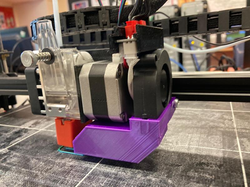 BMG Aero (Wind) clone mount for Anycubic Chiron and Duct.