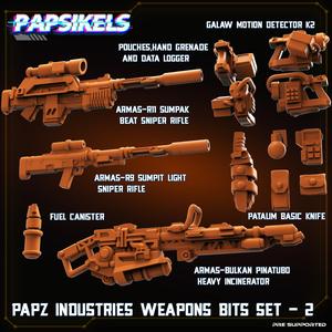 PAPZ INDUSTRIES WEAPONS BITS SET 2