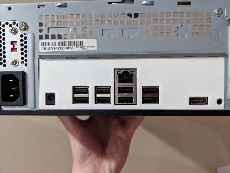 Rear IO shield for Turing Pi
