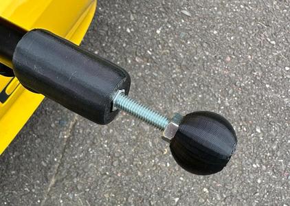 Adjustable chair feet for chairs with 1 inch diameter legs