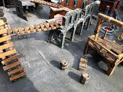 Mordheim Scatter - Barrels and Boxes