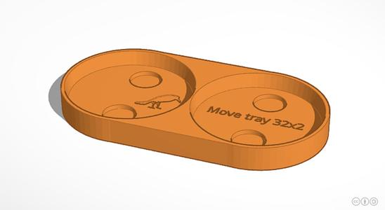 Movement tray 2x32mm