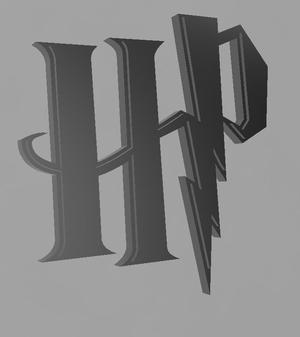 harry potter logo 2d