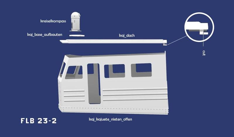 Feuerlöschboot 23-2: Kajüte