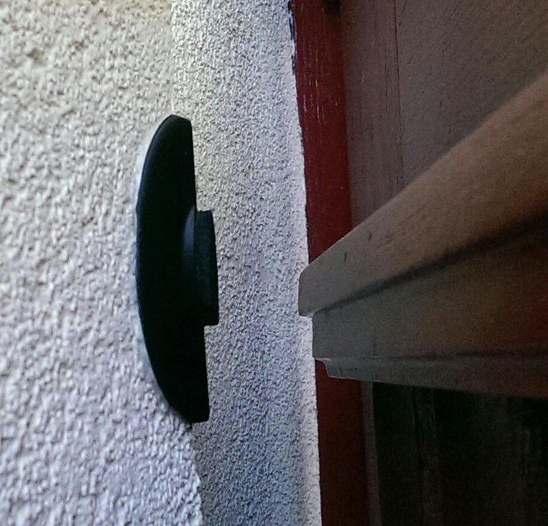 door stopper for outer quoin 90deg, 88x44 & 15deg