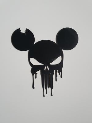 Punisher Mouse Wall Decor