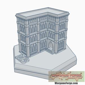 Gothic Building 19 Hex Map Scale HMSG019