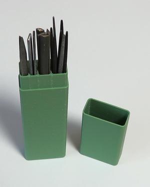 Box for needle files / Krabička na jehlové pilníky