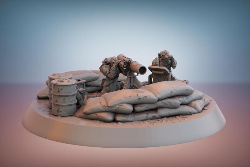 Sanctus Manipulus. Heavy Weapon Team 3