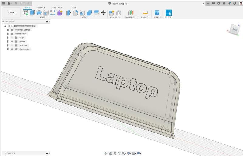 Laptop Stand Holder - for big old ones